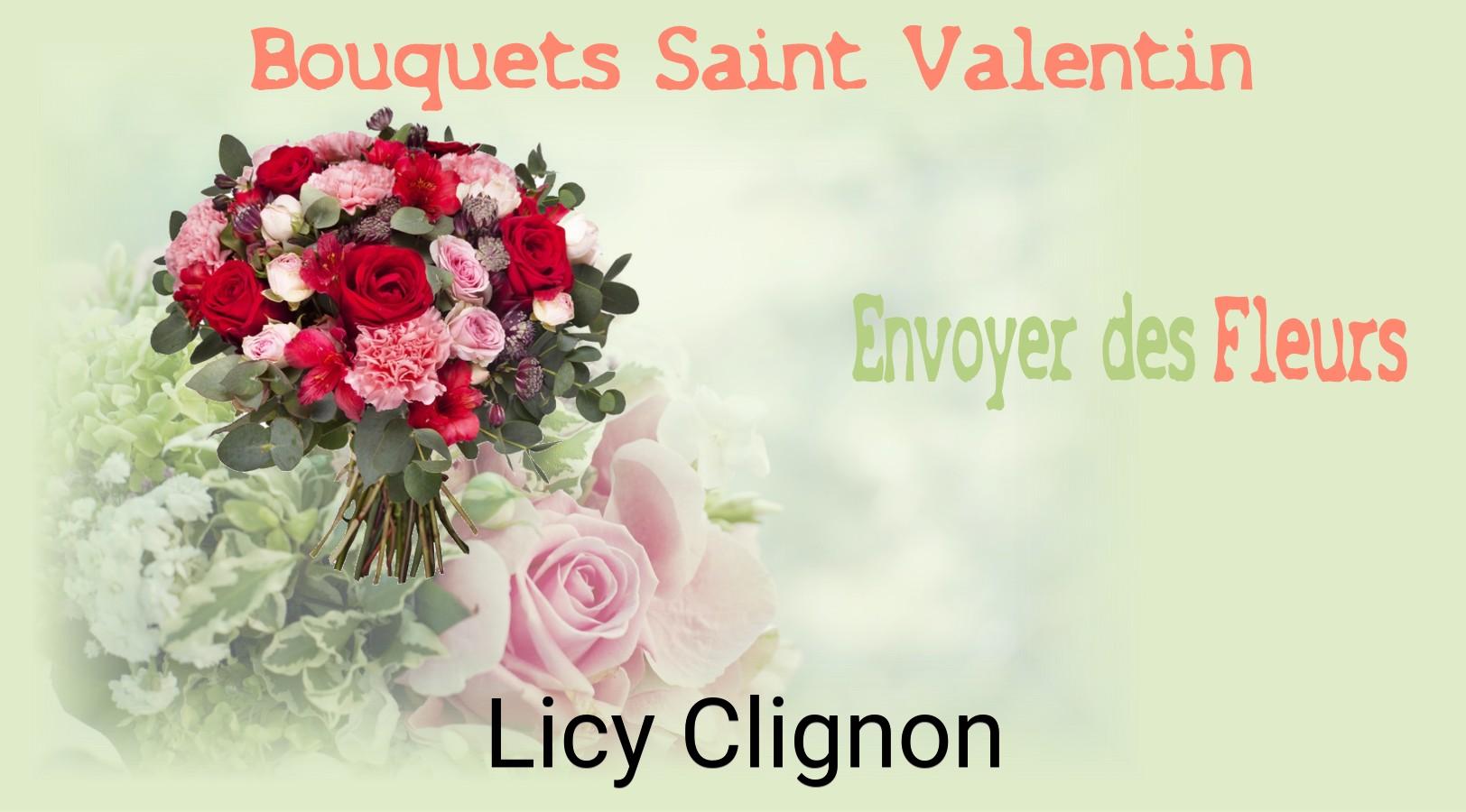 Roses de Saint-Valentin livrées à Licy-Clignon